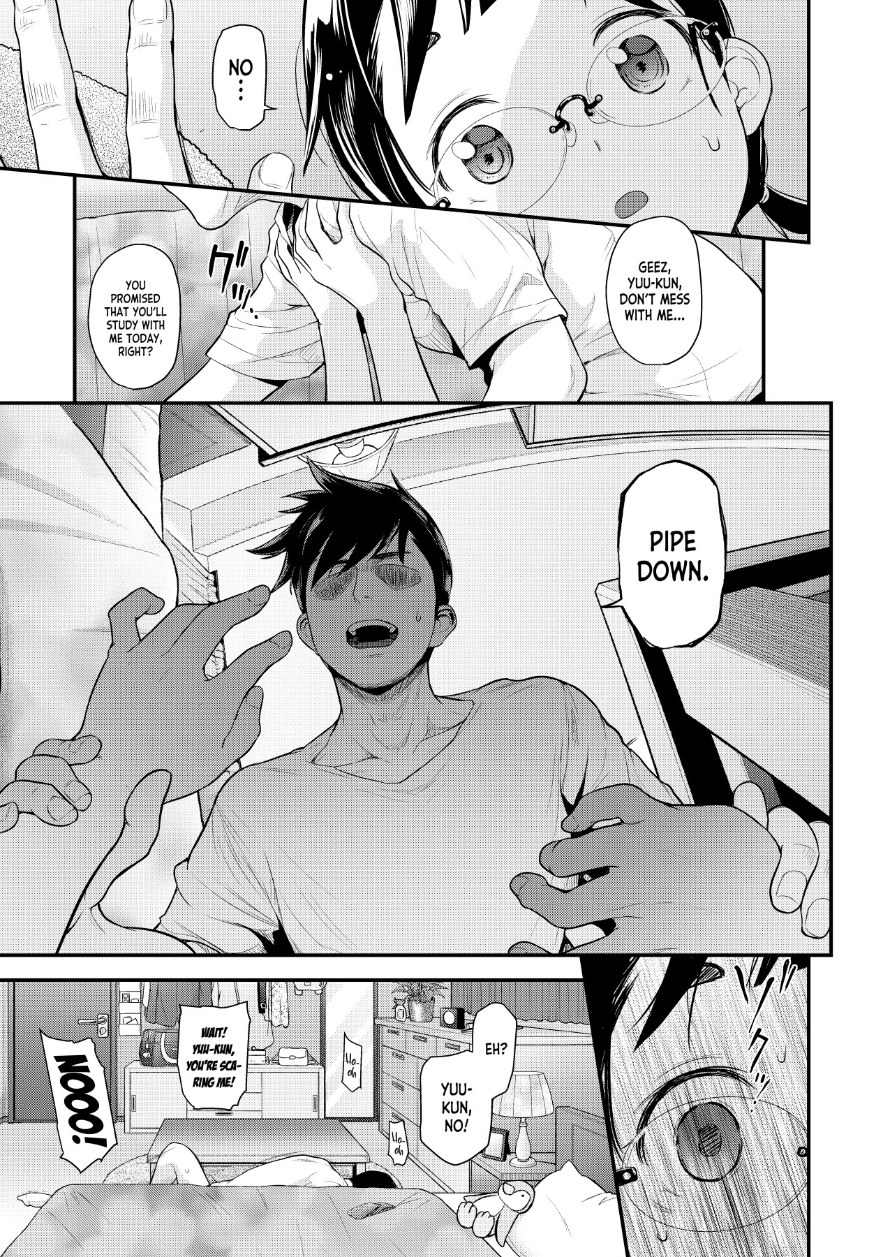 Hentai Manga Comic-Day Long Sex With a Plain Looking Girl 4-Read-8